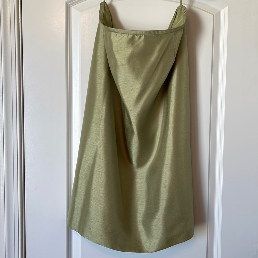 Le Suit Lined Skirt, Zipper Back Closure, Back Slit